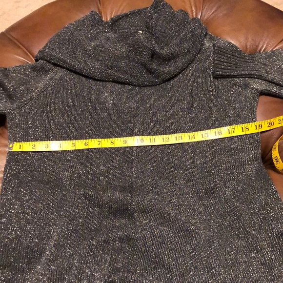 NINE WEST EUC VINTAGE AMERICA GRAY LS SWEATER SM - Picture 9 of 11